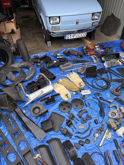 Części Fiat 126p ST FL EL prądnica szyby aparaty zapłonowe