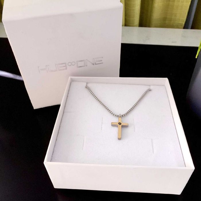 Diamante - 18 K - Aço, Ouro amarelo - Colar