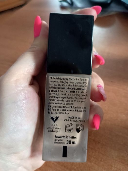 Podkład użyty raz Wibo Skin Perfector 03N Beige