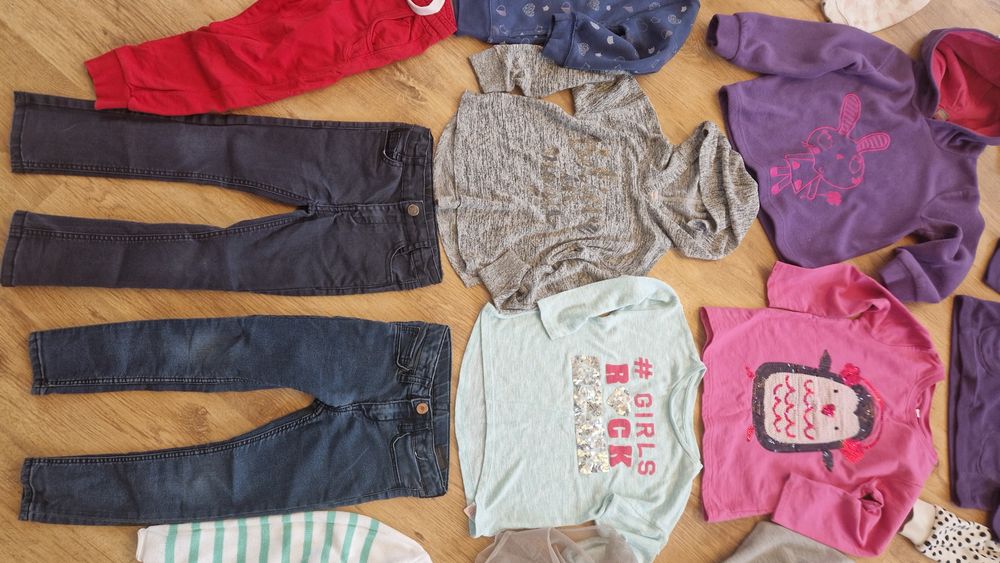Mega Zestaw 15sztuk 98-104, 3-4lata bluzy spodnie dresy
