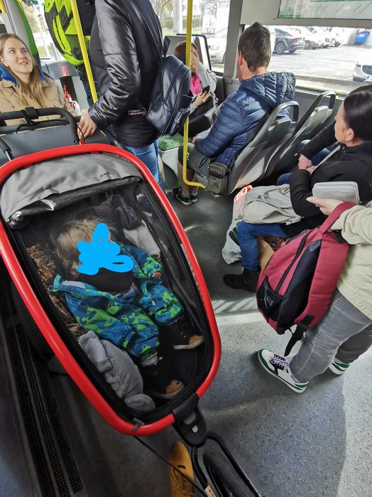 Przyczepka rowerowa HAMAX OUTBACK ONE z kołem do Jogingu