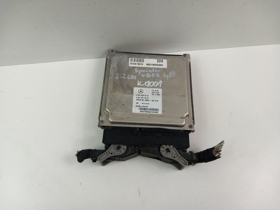 Mercedes Sprinter W906 2.2 Cdi Lift Sterownik Komputer Silnika A6519003403