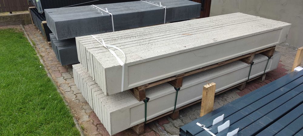 Podmurówka betonowa ogrodzeniowa płyta 25x250 ramka