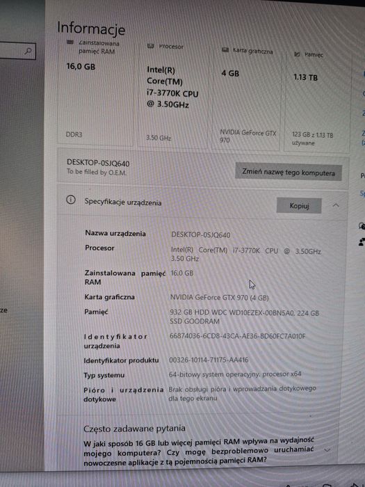 Komputer stacjonarny