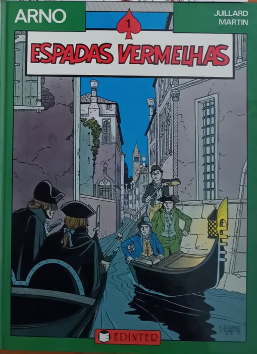 BD Máscara Vermelha 1 a 3+ Espadas Vermelhas de Arno