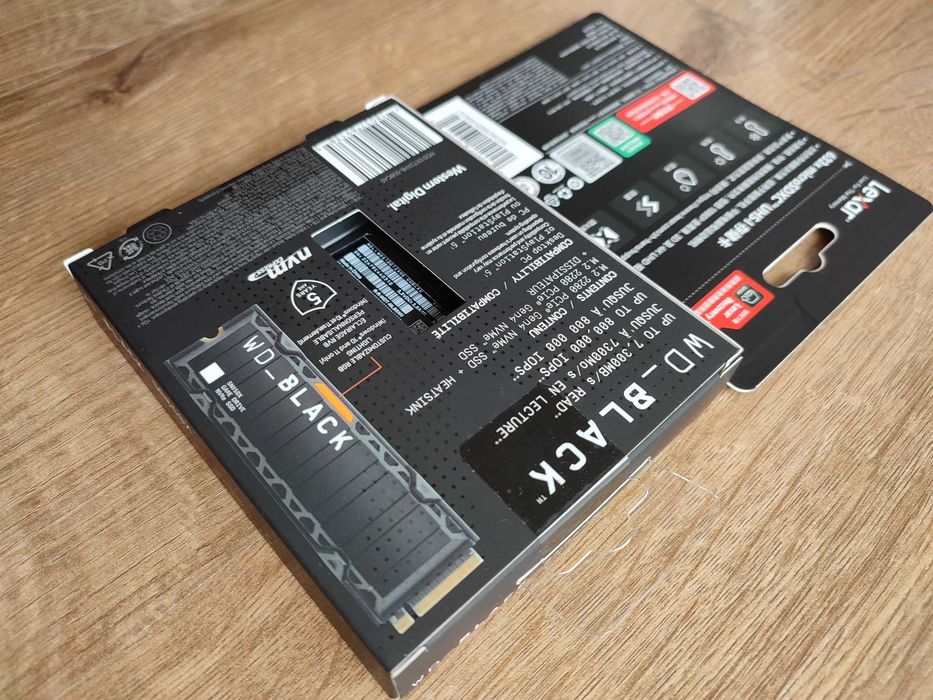 Karta microSDXC 64GB Lexar + SSD m.2 NVMe PCIe 4.0 WD BLACK SN850X 1TB