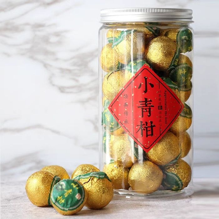 Чай Шу пуер в мандарині