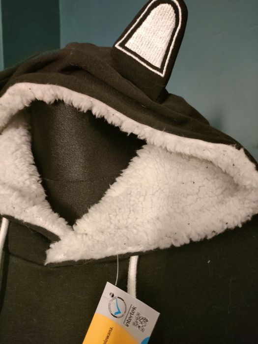 Bluza z kapturem kangurek z kieszenią na zwierzątko L/XL