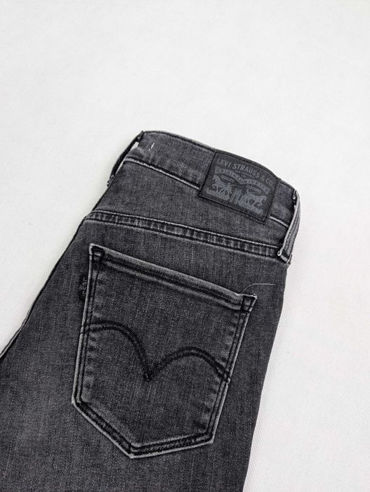 Levi's 312 shaping slim szare spodnie jeansowe jeansy 27 S