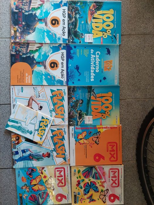 Livros escolares 6 ano