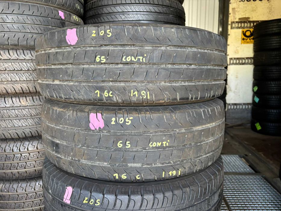 2X OPONY LETNIE BUS 205/65R16C 107/105T Continental ContiVanContact 200 8.4MM 2019R SPRAWDZONE CAŁE!