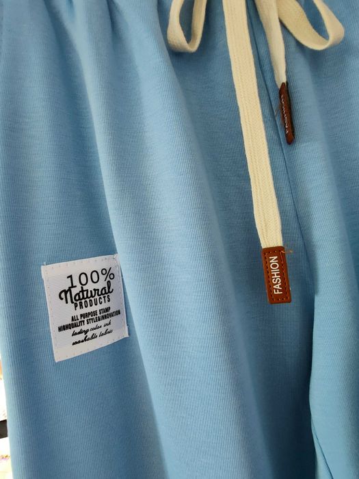 Komplet dresowy dzianina oversize bluza wiskoza M L XL