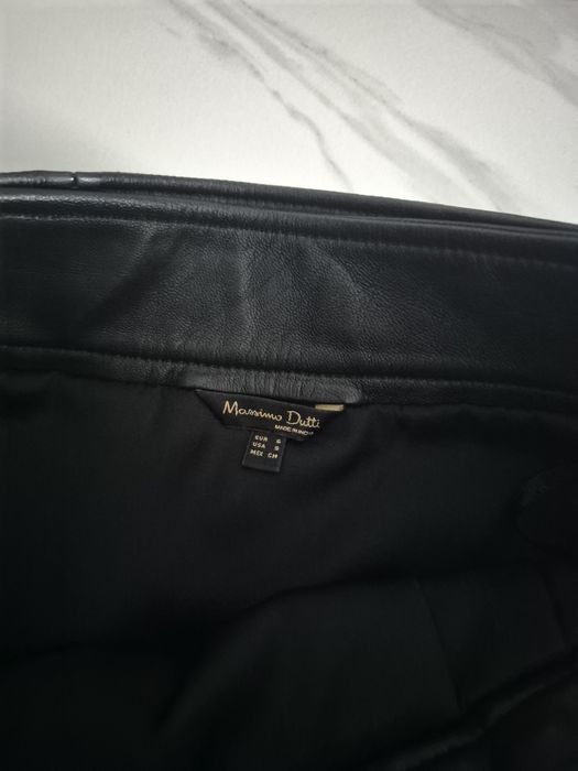 Skórzana spódnica massimo dutti S