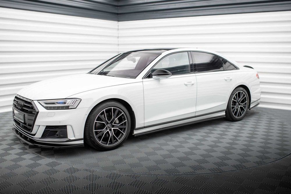 Тюнинг обвес Audi A8 D5 S-line (18-21) сплиттер губа пороги диффузор