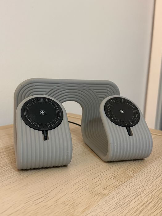 Carregador Wireless Duplo Wireless Charger Iphone Android