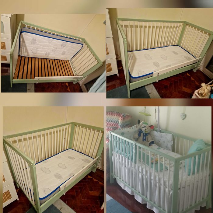 Cama de Grades IKEA + Colchão