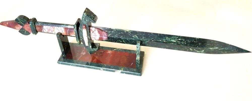 РЫЦАРСКИЙ МЕЧЬ из камня мечь кладенец самосек