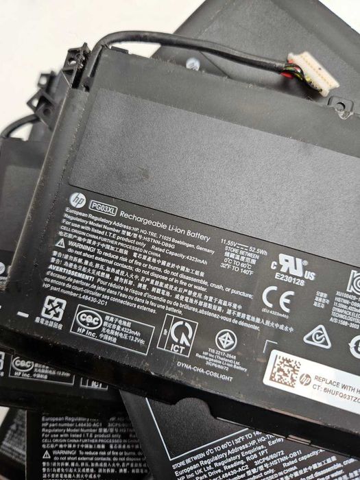 Батарея АКБ HP PAVILION GAMING 15-DK 15-EC PG03XL 11.55V 52.5Wh