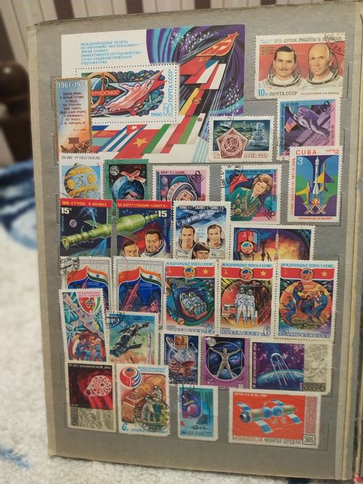 Альбом с марками СССР.