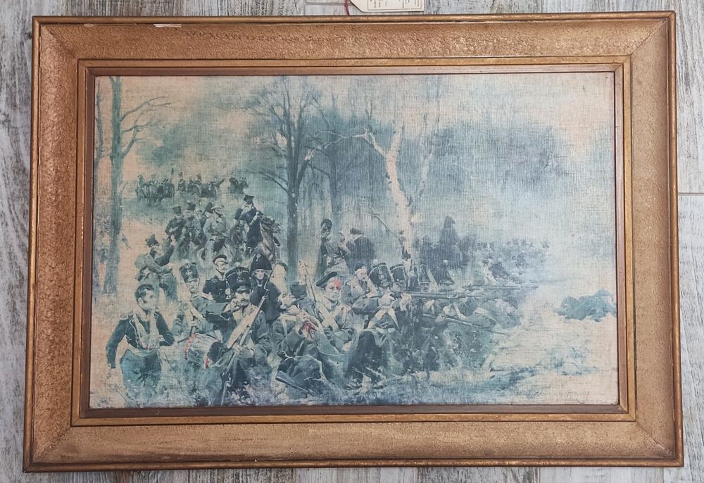 Olszynka Grochowska - Wojciech Kossak (reprodukcja)