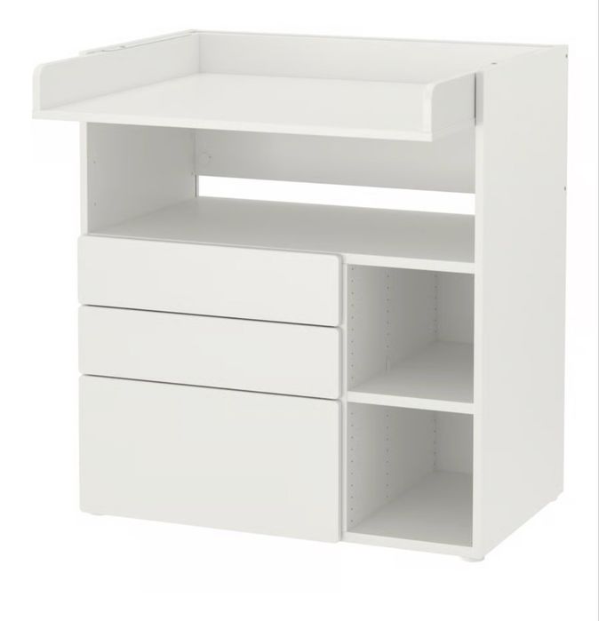 Trocador e secretária Smastad Ikea branco