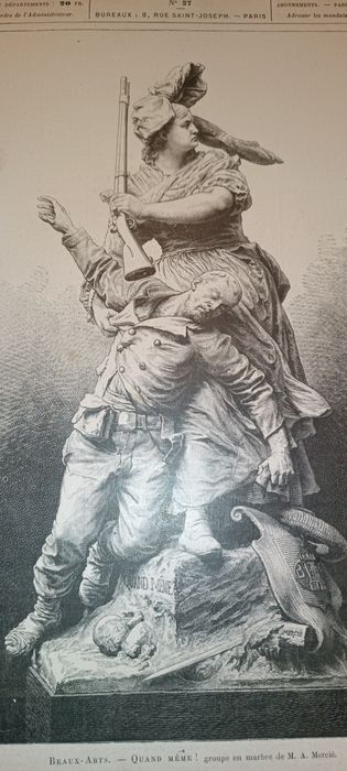 Antigo jornal l'exposition de Paris de 1889