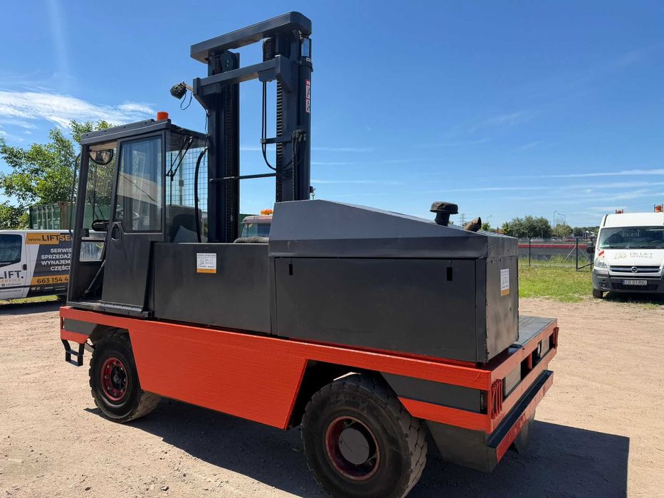 Wózek widłowy boczny Linde S60, pekins, 6t, baumann,