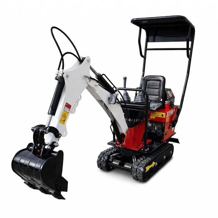 Wynajem minikoparek od 650 kg do 1.8 tony - duży wybór akcesoriów