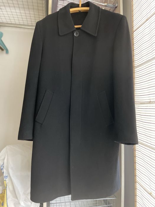 Пальто чоловіче Palmiro Rossi чорне S весна-осінь