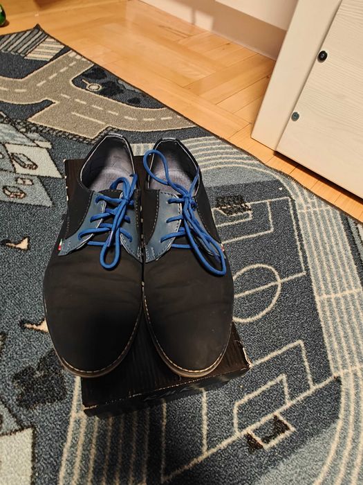 Garnitur granatowy rozmiar 140 koszula buty komplet idealny na komunię