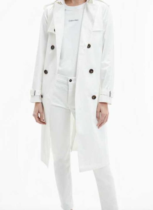 Trencz z mieszanki bawełny Nowy