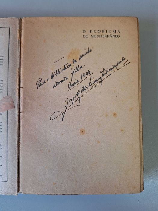 O problema do Mediterrâneo - Jorge Alarcão (1ª edição, 1943)