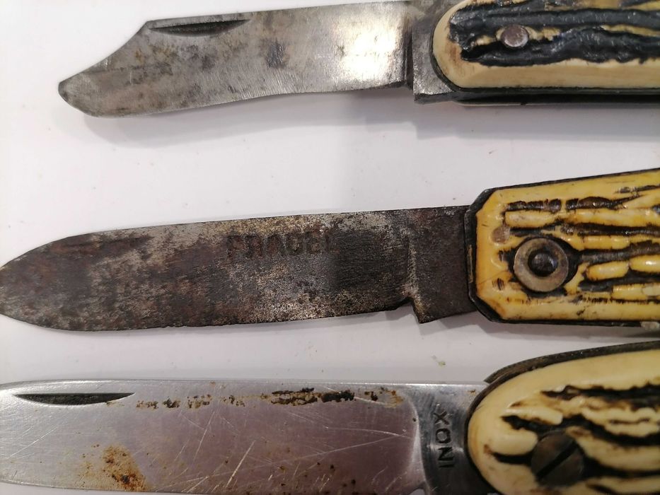 3 Canivetes de coleção 1 Pradel - Preço Conjunto