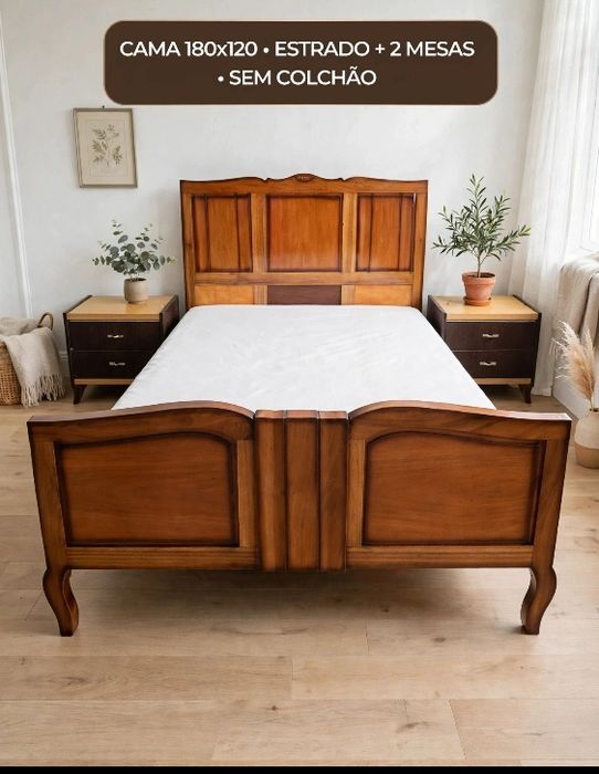 Cama vintage 180 x 120