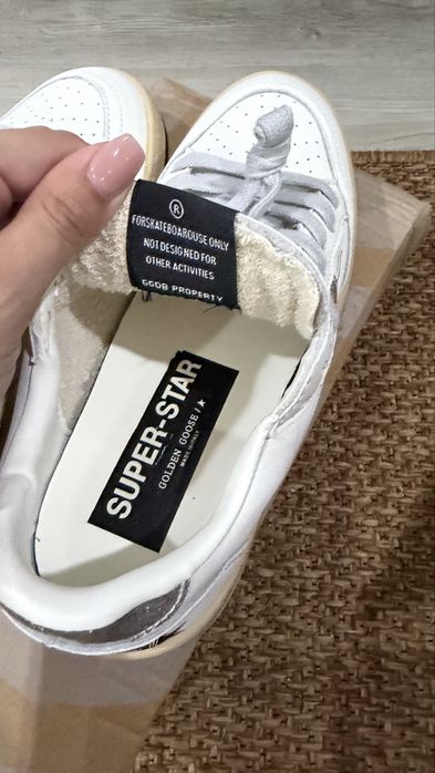 Golden Goose prateadas
