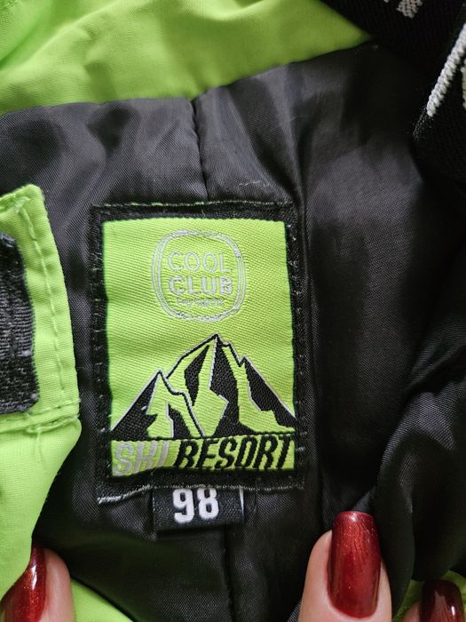 Zielone spodnie narciarskie Cool Club 98