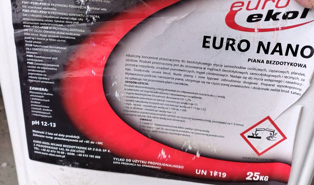 Euro ekol хімія для миття автомобілів