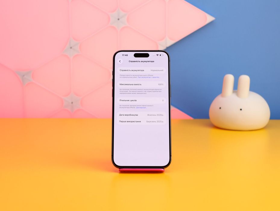 Смартфон Apple iPhone 15 Pro Max 512GB Black (167069) Б/У З ГАРАНТІЄЮ