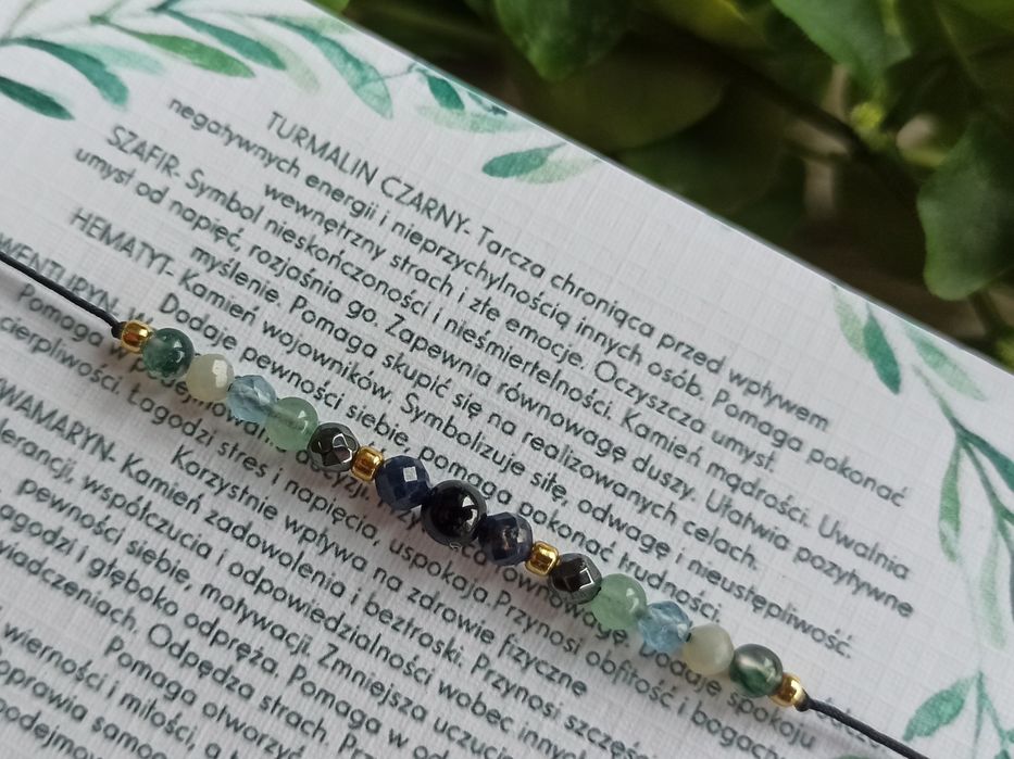 Bransoletka na szczęście, kamienie amulet, zdrowie