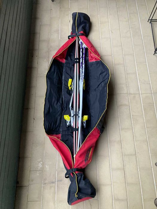 Skis Bandit Rossignol 191cm | Fixações Salomon 850 | Bastões e Saco