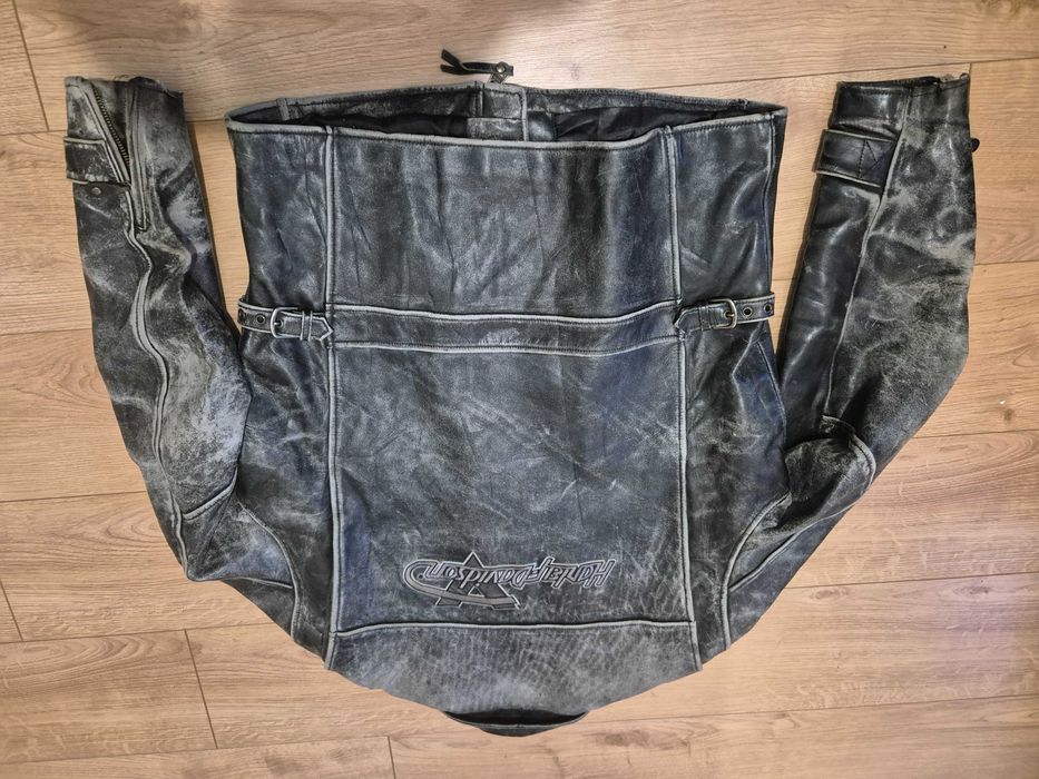 Casaco coçado Harley Davidson tamanho L