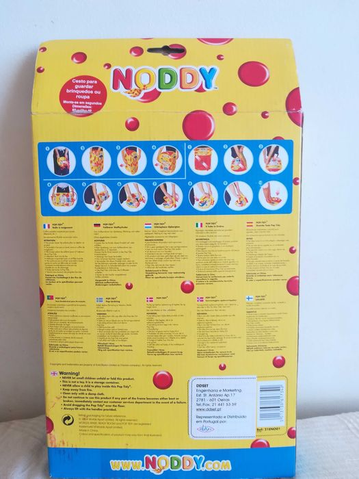 Papagaio, Cesto e Cama Insuflável Noddy c/saco cama - (€6 a €40)