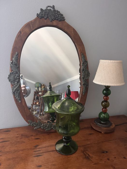 Vintage Espelho muito antigo