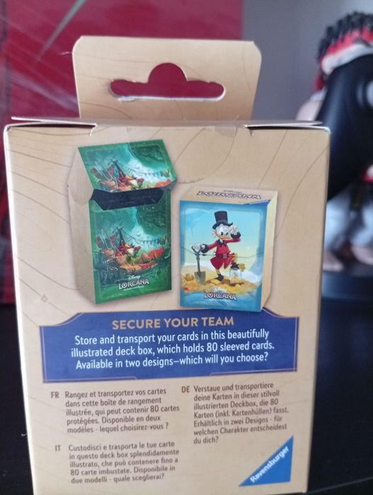 Lorcana deck box Disney uncle scrooge