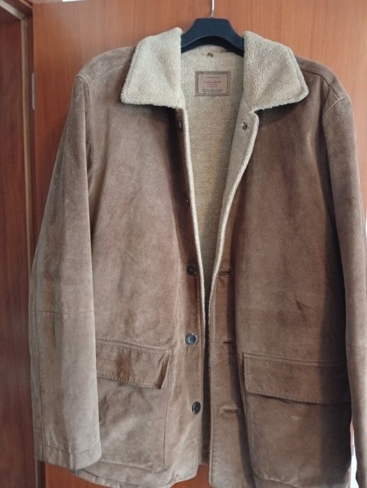 Casaco pele e carneira