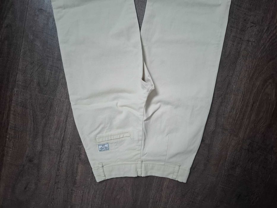 Beżowe proste spodnie (471)