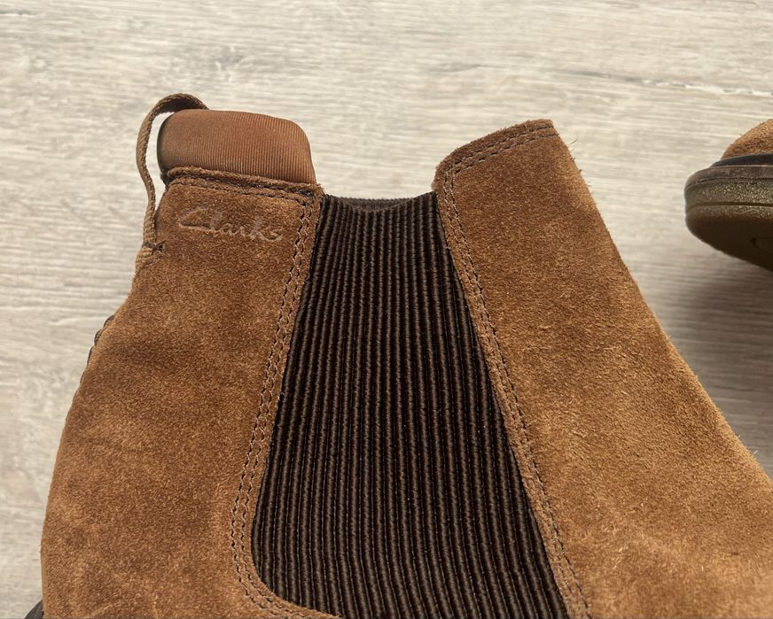 Чоловічі шкіряні туфлі броги черевики clarks ecco 41 розмір bally