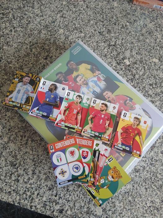 57 cartas aleatorias (fotos reales) sim repetidas adrenalyn xl mundial 2026