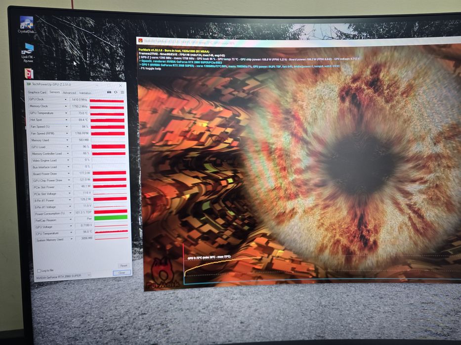 Ігровий комп'ютер i9 9700k 16gb ddr4 Geforce RTX 2060 super ssd  256