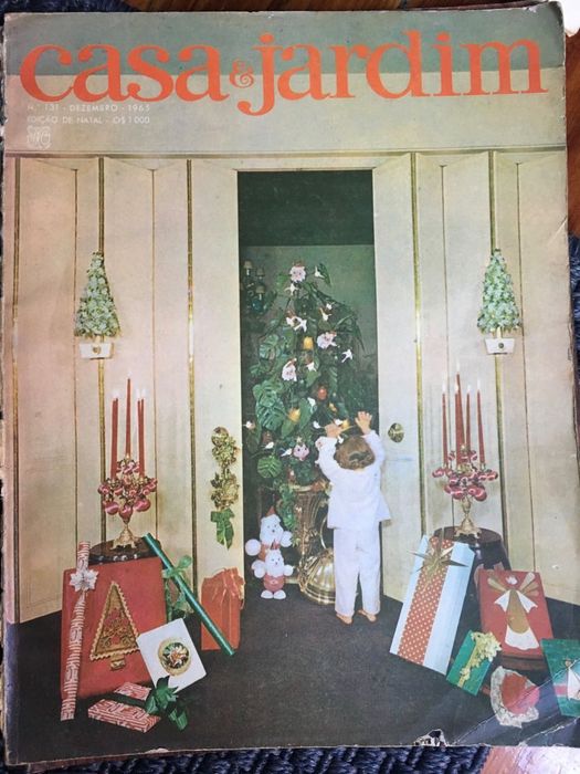 REvista Casa e Jardim Natal 1965 rara